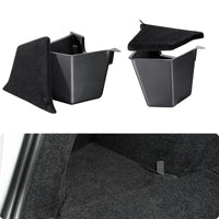2025-2026 Tesla Model Y Juniper Trunk Storage Bins - Carpeted Lid | BASENOR