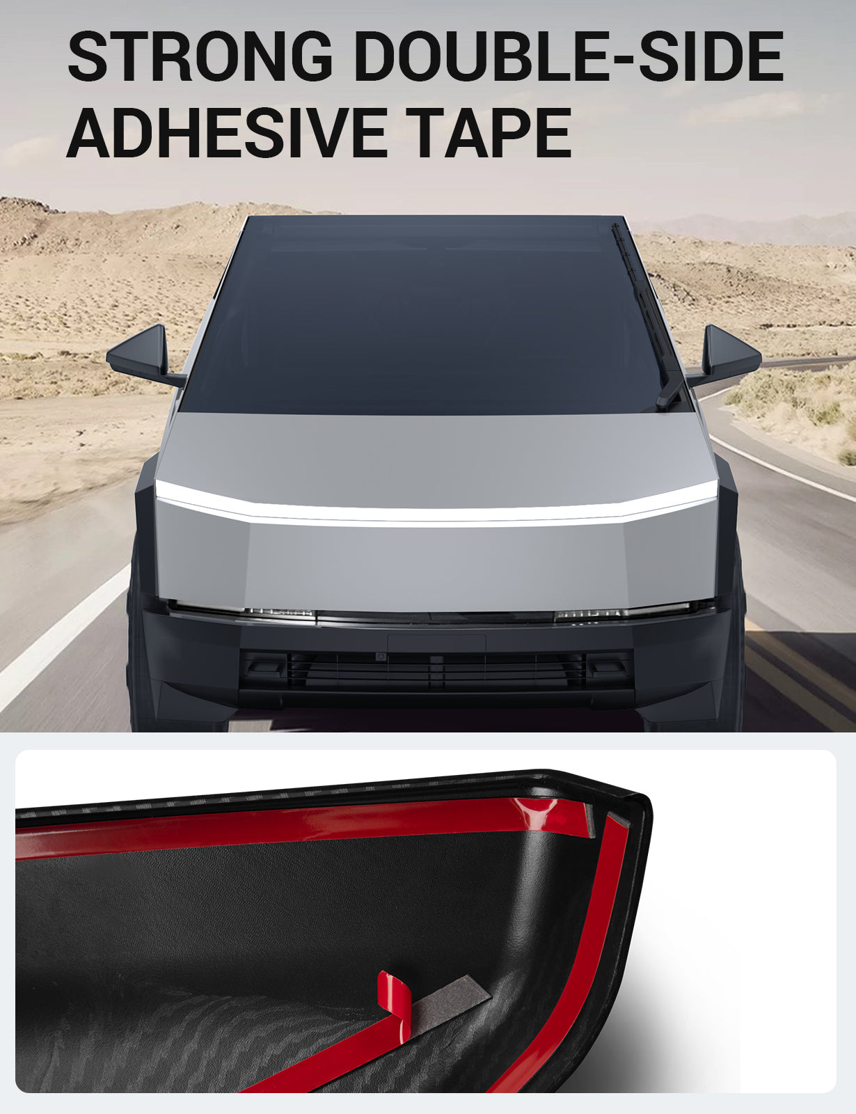 BASENOR 2024 Tesla Cybertruck Mirror Cover Carbon Fiber