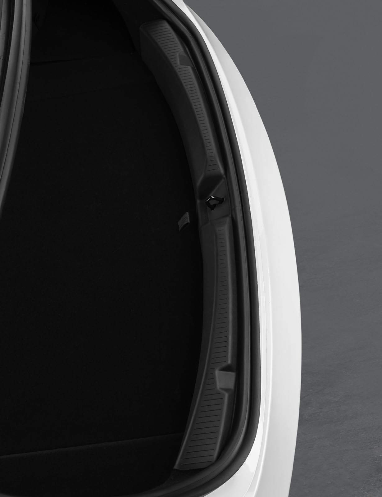 BASENOR 2025 Upgrade Tesla Model 3 Highland Rear Bumper Guard Protector TPE Trunk Bumper Sill Cover Model 3 2024 2025 Interior Accessories