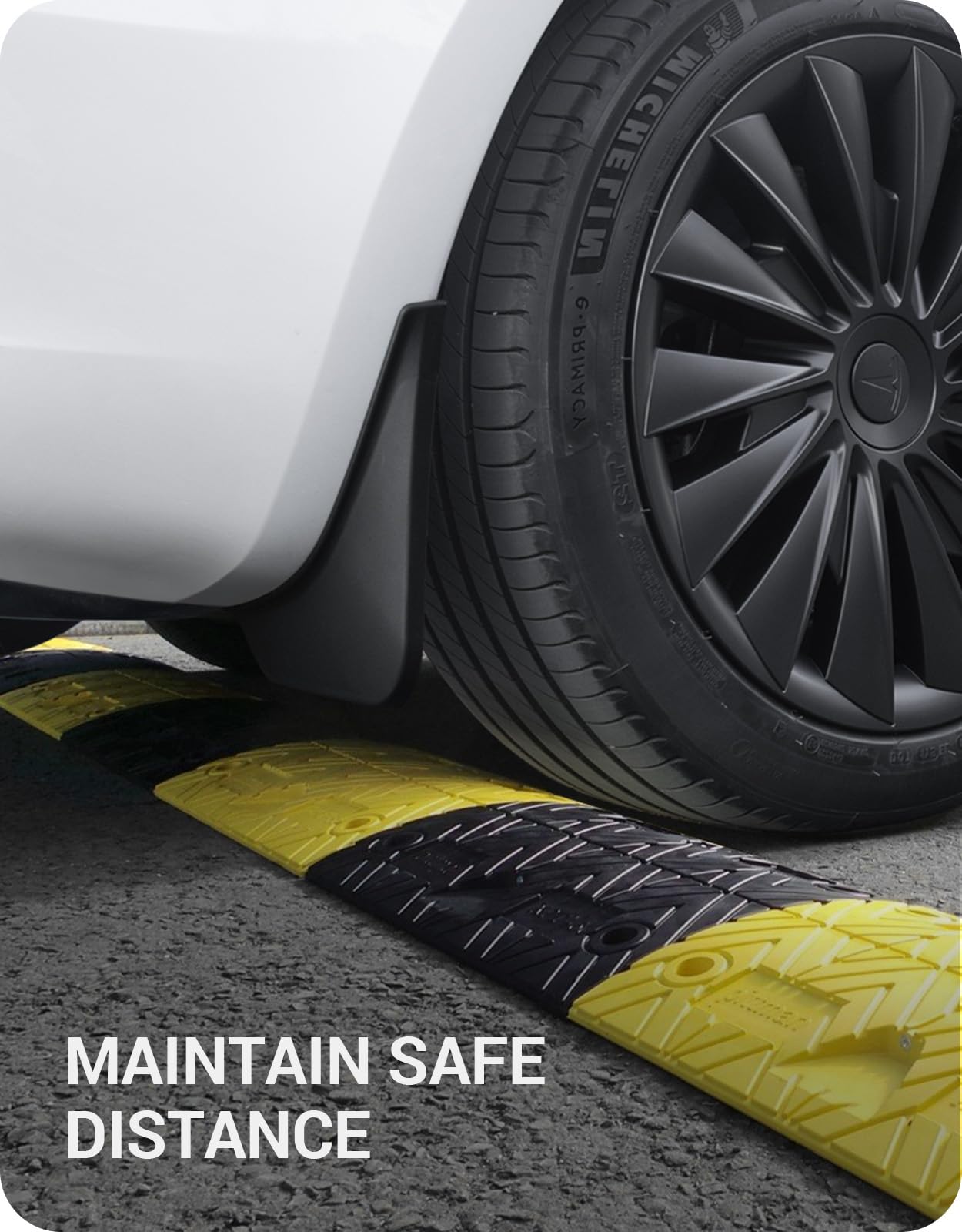 BASENOR Upgraded 2024 2025 Tesla Model 3 Highland Mud Flaps Splash Guards Fenders No Drilling No Tape Mudflaps All Weather Protector Mudguards for Tesla Model 3 Exterior Accessories (Set of 4)