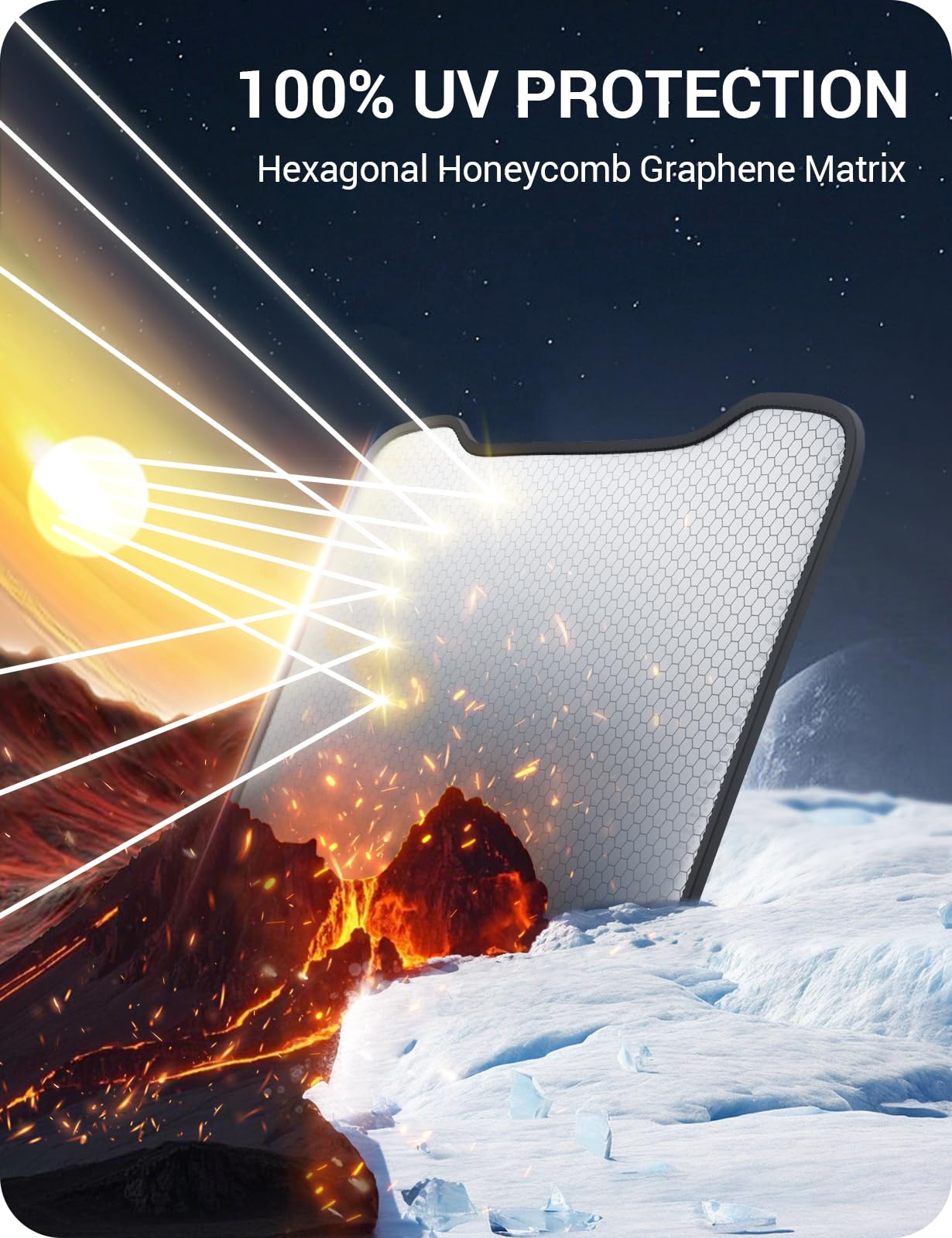 BASENOR 2025 Tesla Model Y Juniper Roof Sunshade Black