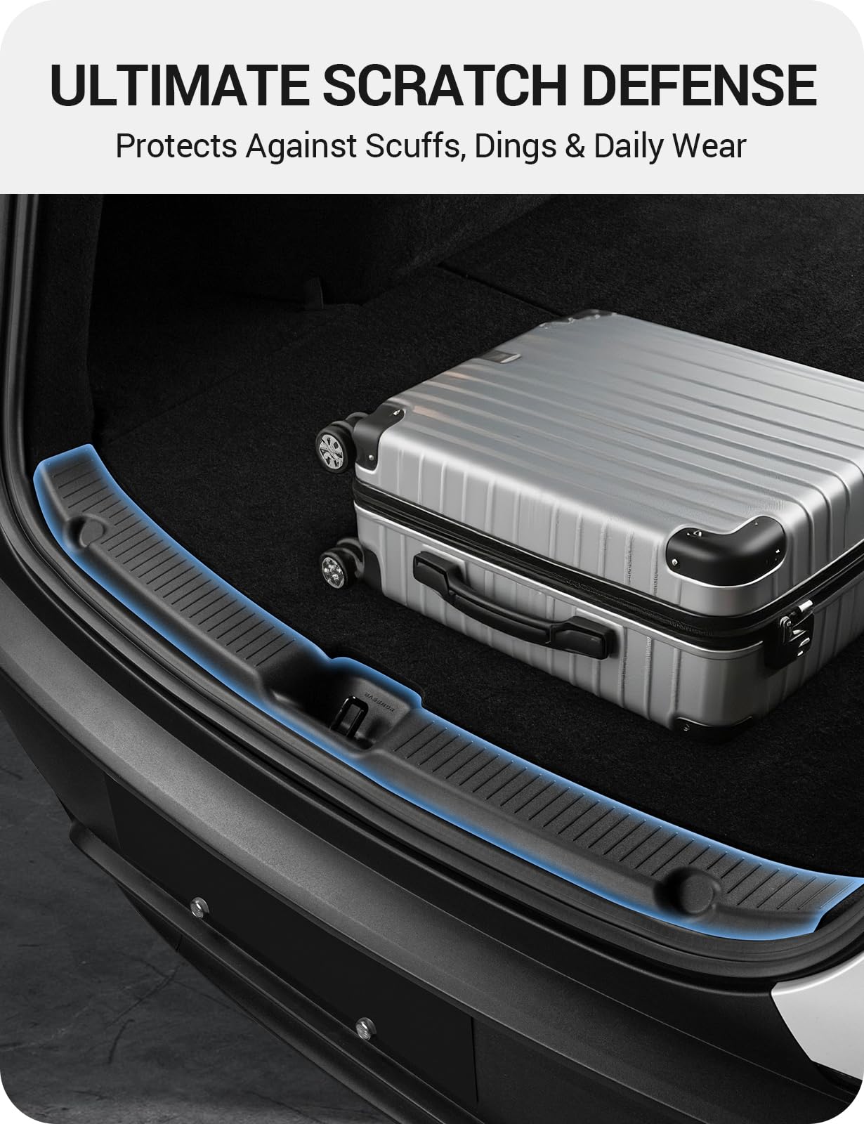 BASENOR 2025-2026 Tesla Model Y Juniper Bumper Protector Black