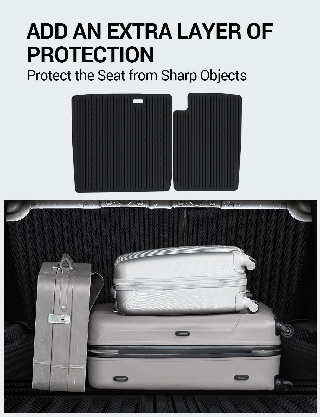 BASENOR 8PCS Floor Mats for 2024 2025 Tesla Model 3, All-Weather 3D Material Cargo Car Trunk Mats Front Rear Cargo Liners for Model 3 Highland Accessories