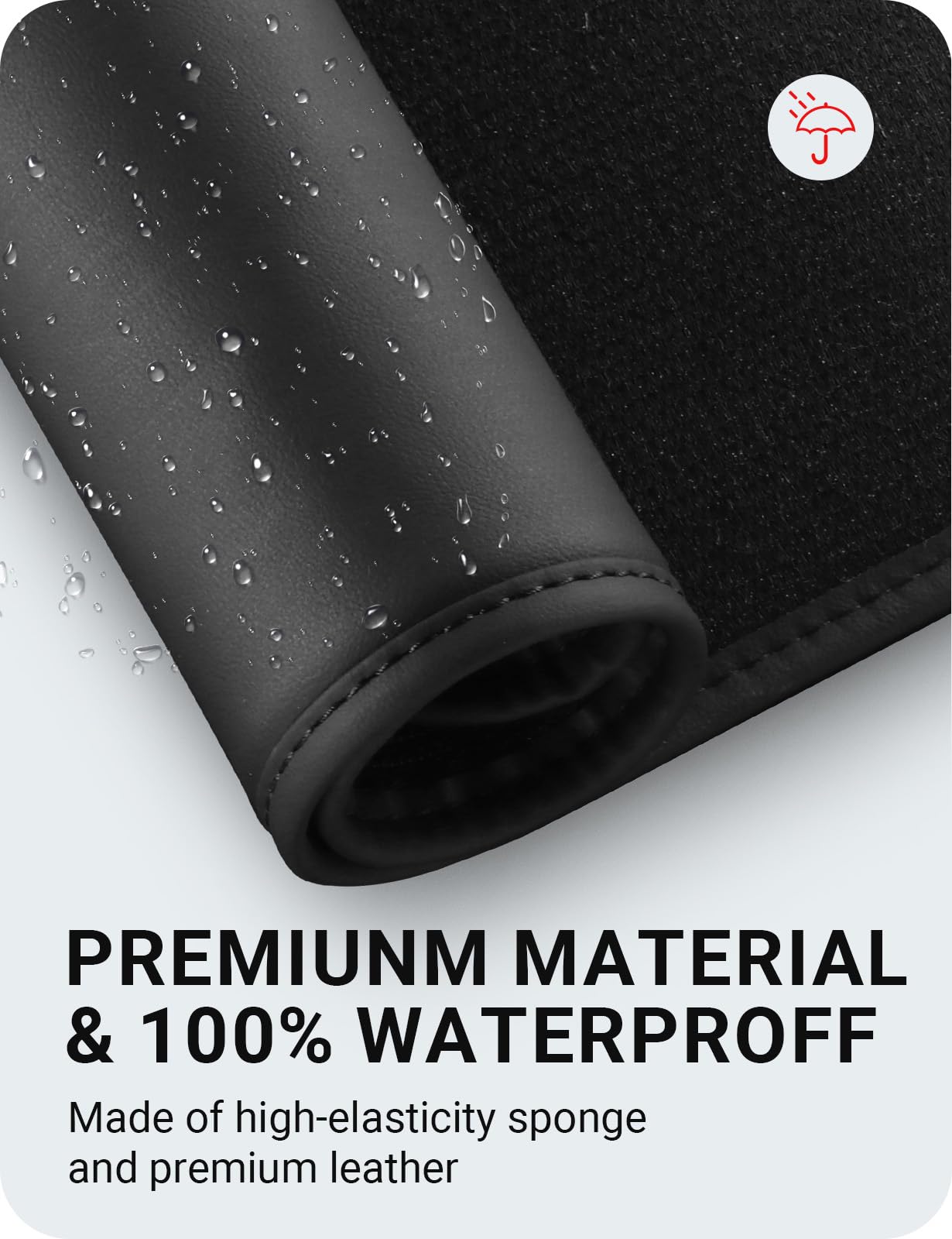 BASENOR 2024 2025 Upagraded Tesla Model 3 Highland Second Row Seats Back Cover All Weather Rear Seat Back Cover Backrest Protector Winter Seat Protector Pet Mat Pack of 2