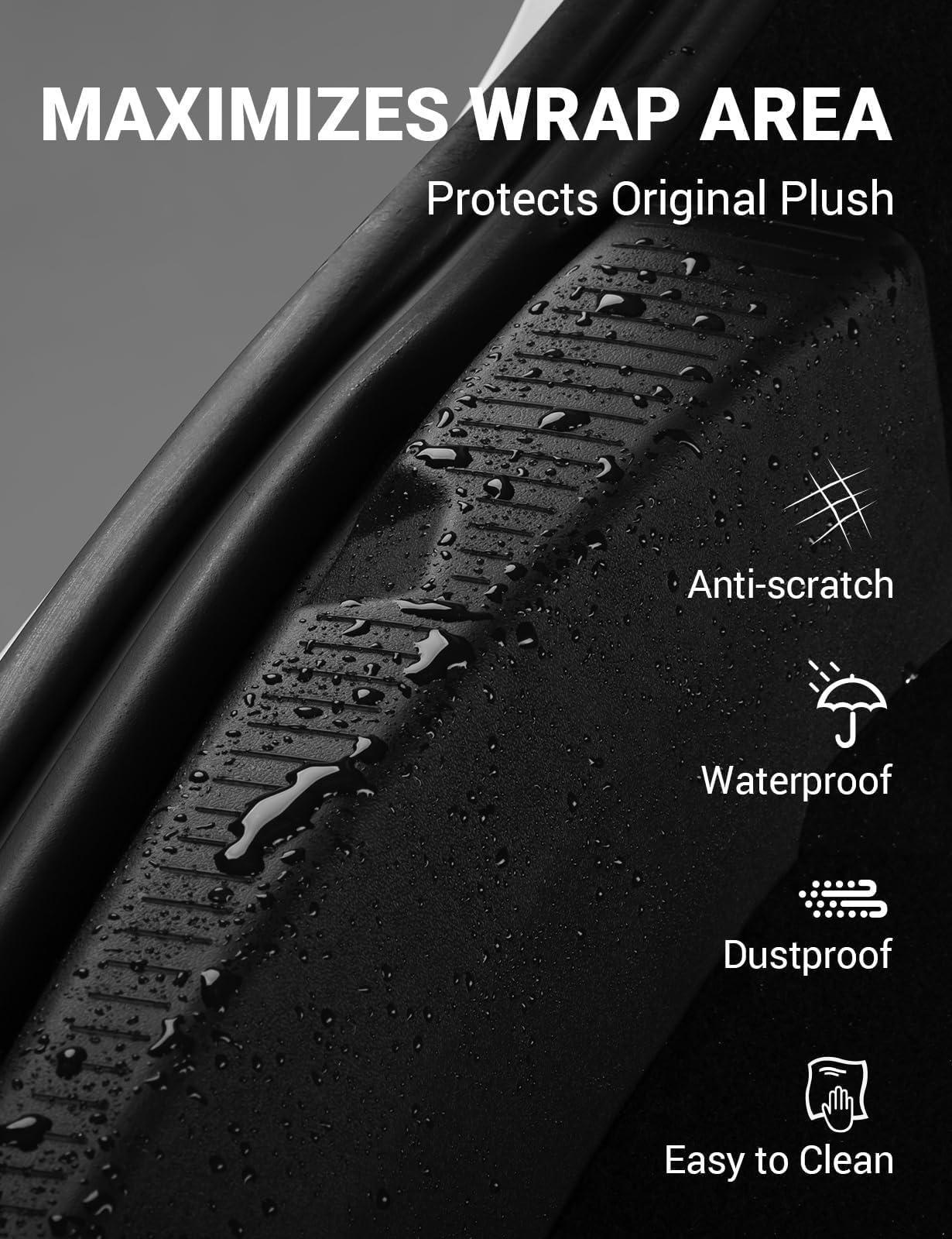 BASENOR 2025 Upgrade Tesla Model 3 Highland Rear Bumper Guard Protector TPE Trunk Bumper Sill Cover Model 3 2024 2025 Interior Accessories