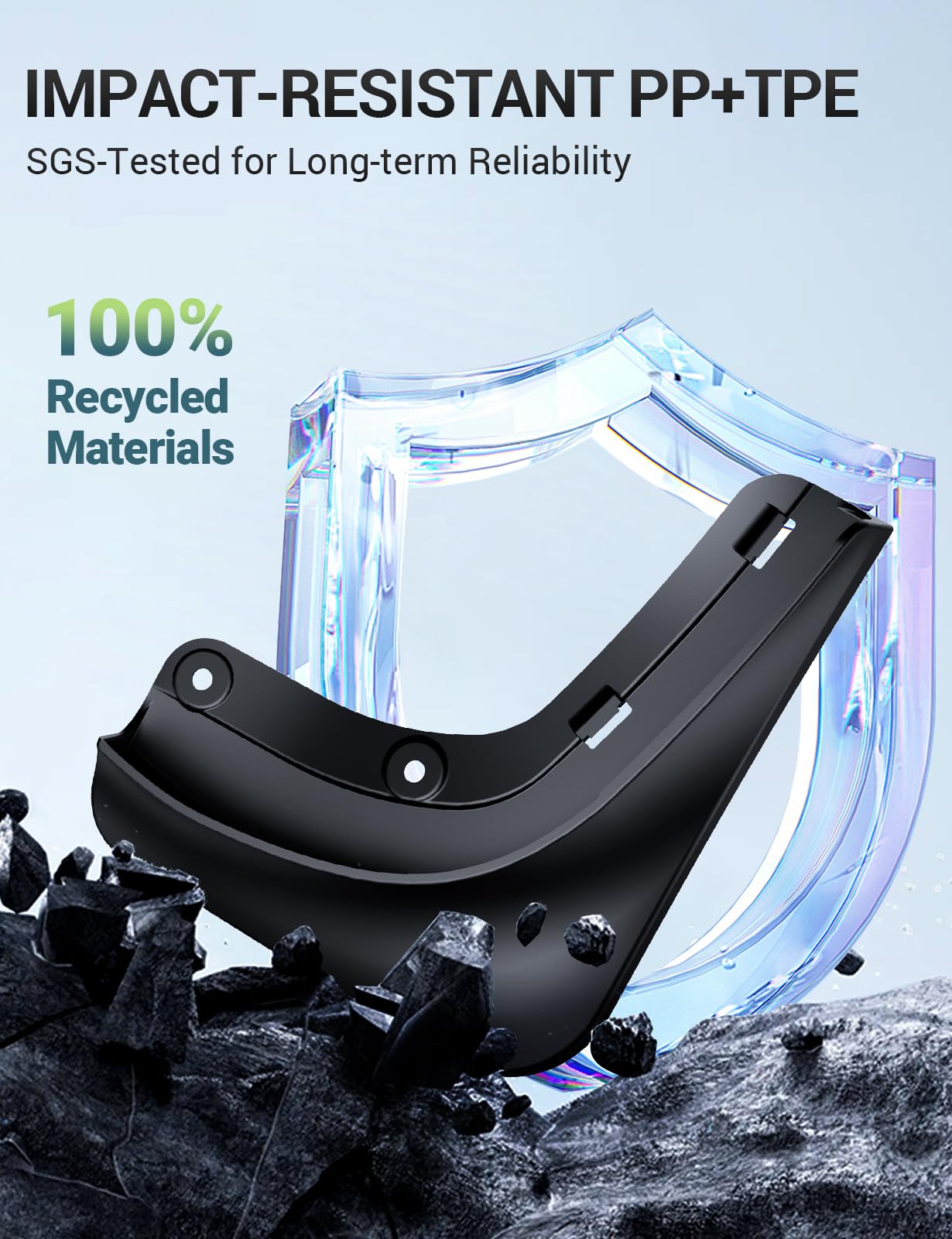 BASENOR 2025-2026 Tesla Model Y Juniper Mud Flaps