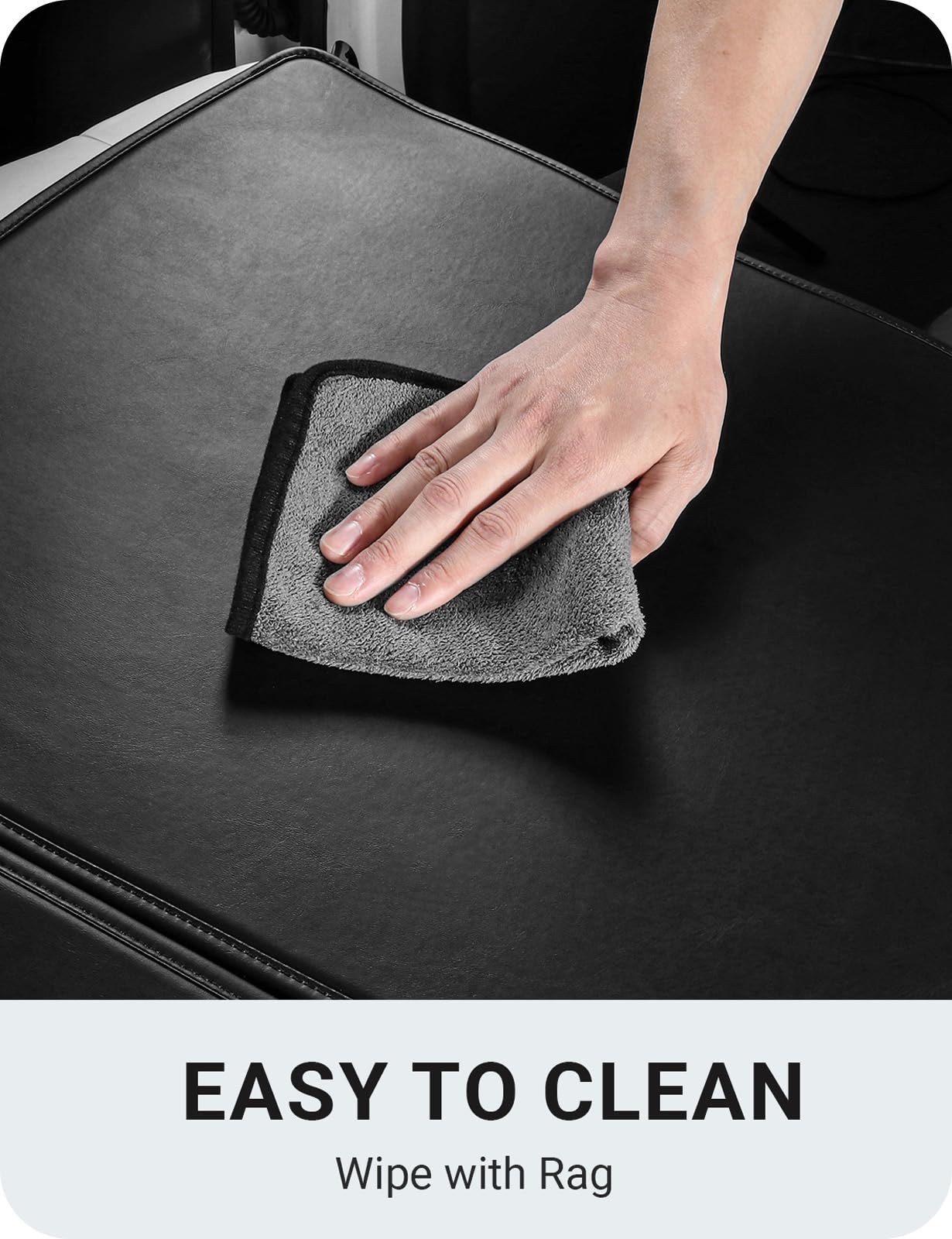 BASENOR 2024 2025 Upagraded Tesla Model 3 Highland Second Row Seats Back Cover All Weather Rear Seat Back Cover Backrest Protector Winter Seat Protector Pet Mat Pack of 2