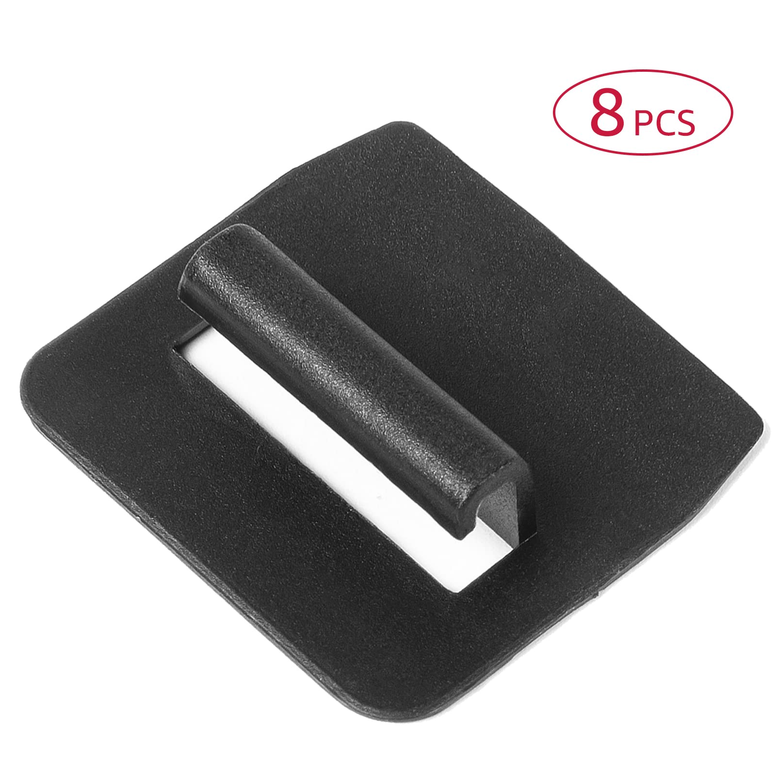 BASENOR 2017-2025 Tesla Model Y Model 3 Model S Roof Sunshade Sunroof Insert Clips Replacement Kit Clip Accessories-8PCS Black
