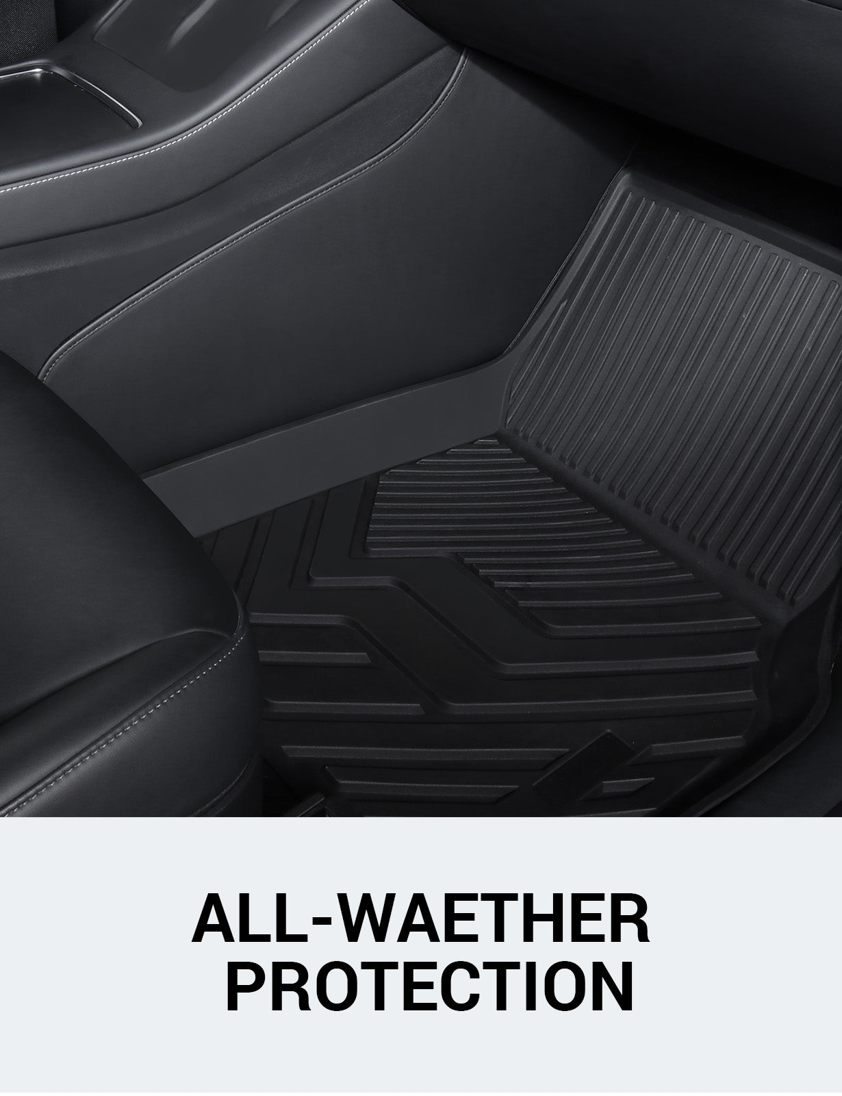 BASENOR 2025 Upgrade Center Console Side Anti-Kick Mats for Tesla Model Y 2020-2024 Waterproof & Dust Resistant Protector Cover Leather Pad Model Y Interior Accessories 2PCS - Image 9