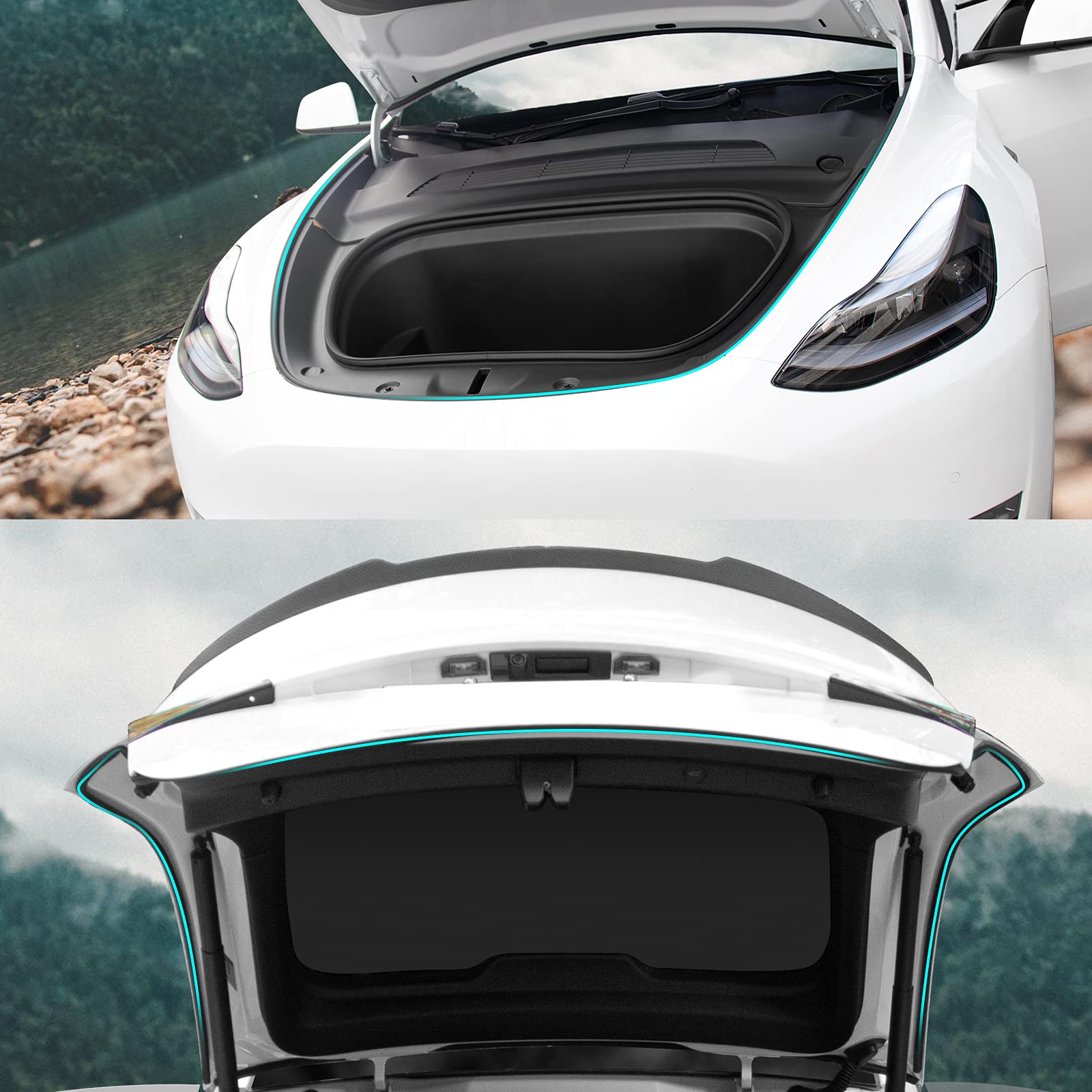 BASENOR Door Seal Kit for 2020-2023 Tesla Model Y - Image 7