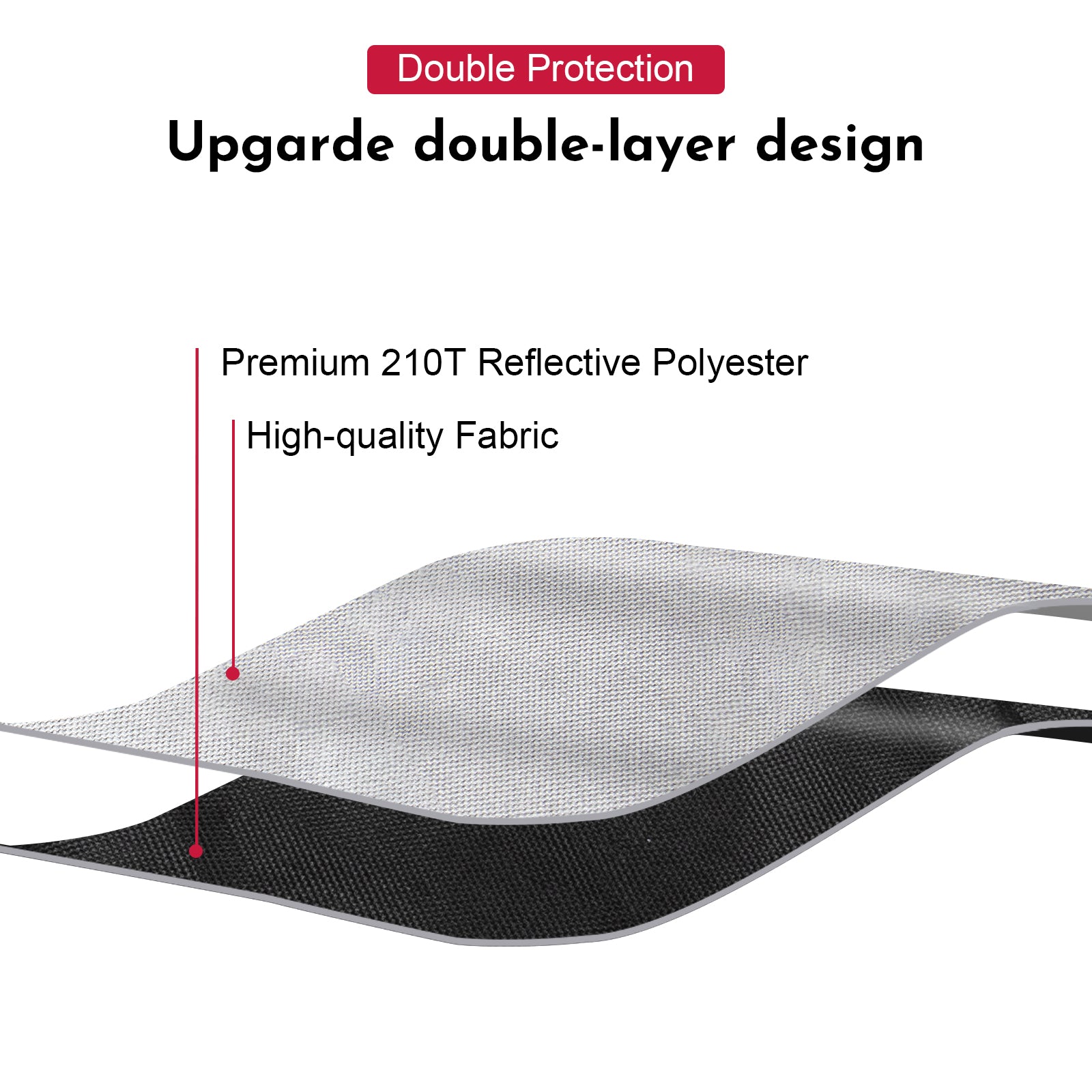 BASENOR Windshield Sunshade for 2021–2025 Tesla Model S