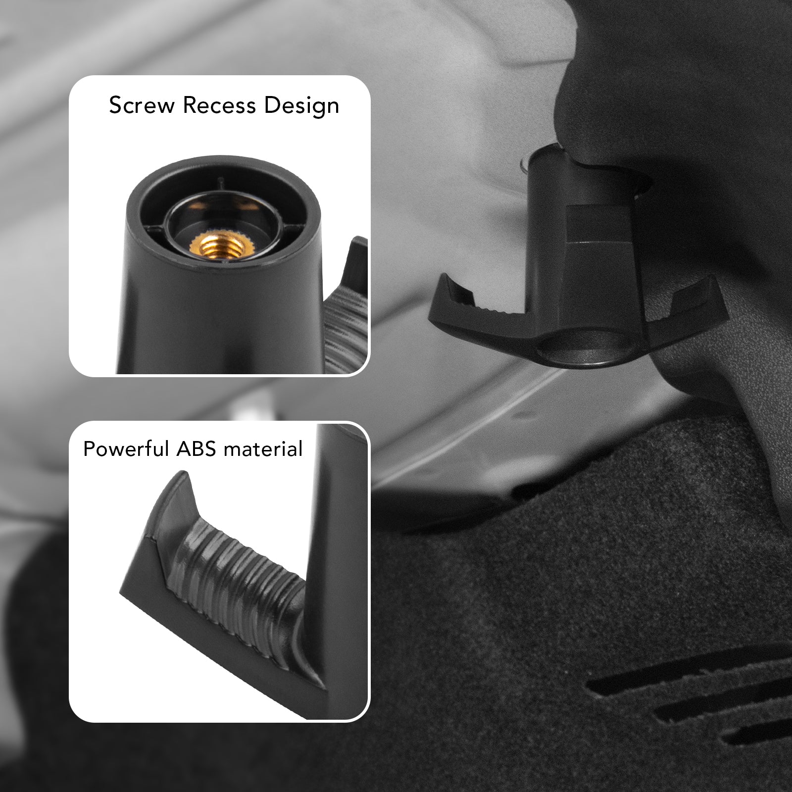 2017-2026 Tesla Model 3 Trunk Grocery Bag Hook Gen 2 - Heavy Duty - Image 4