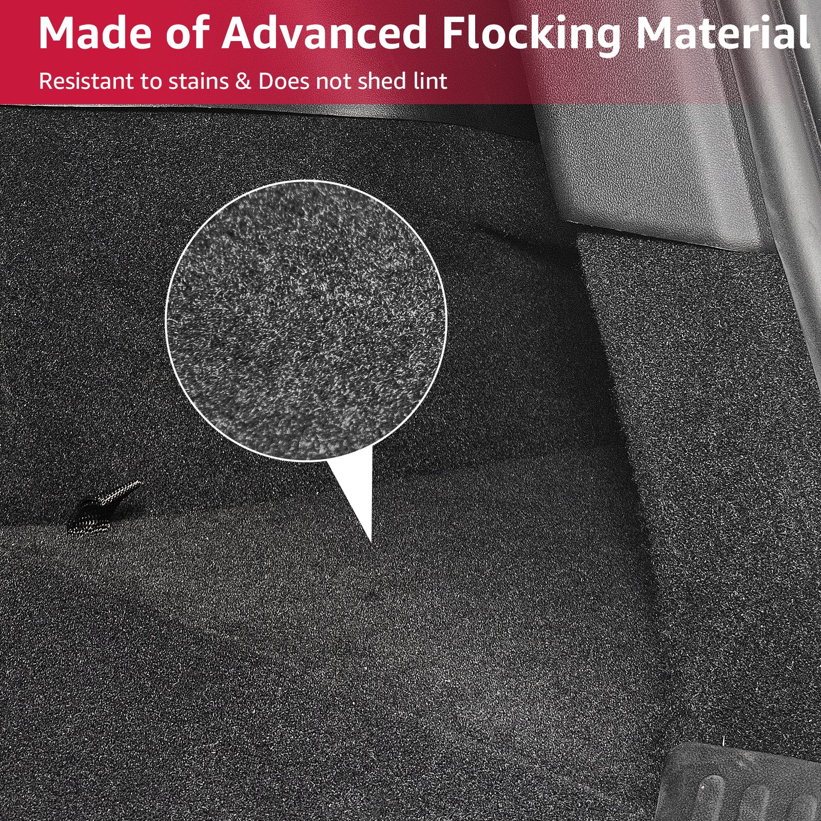 2020-2024 Tesla Model Y Trunk Storage Bins - Waterproof Carpeted 2PCS - Image 6