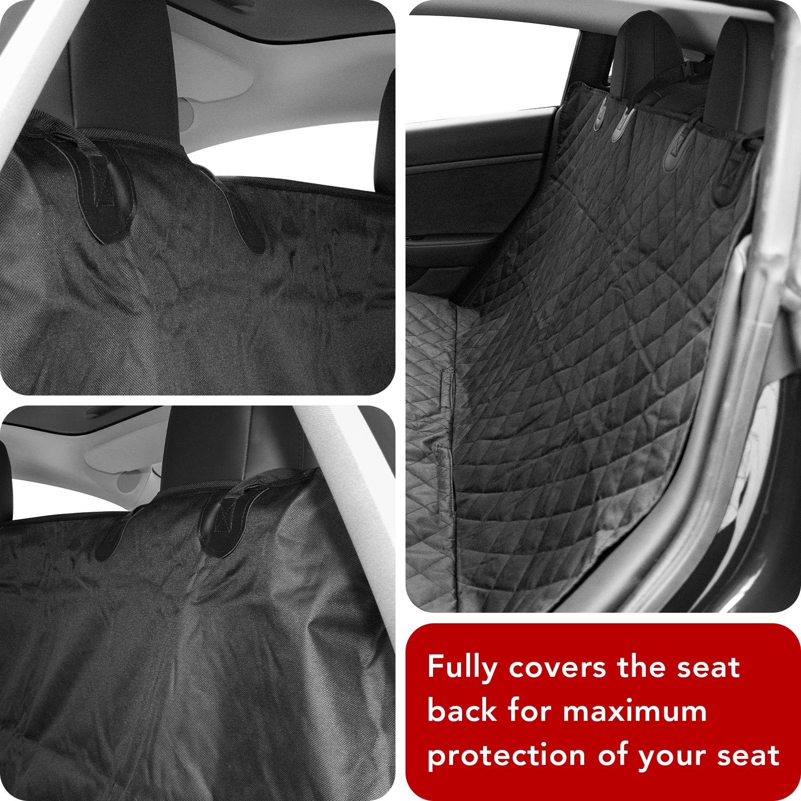 2020-2026 Tesla Model Y Juniper Pet Seat Cover - 100% Waterproof Hammock - Image 5