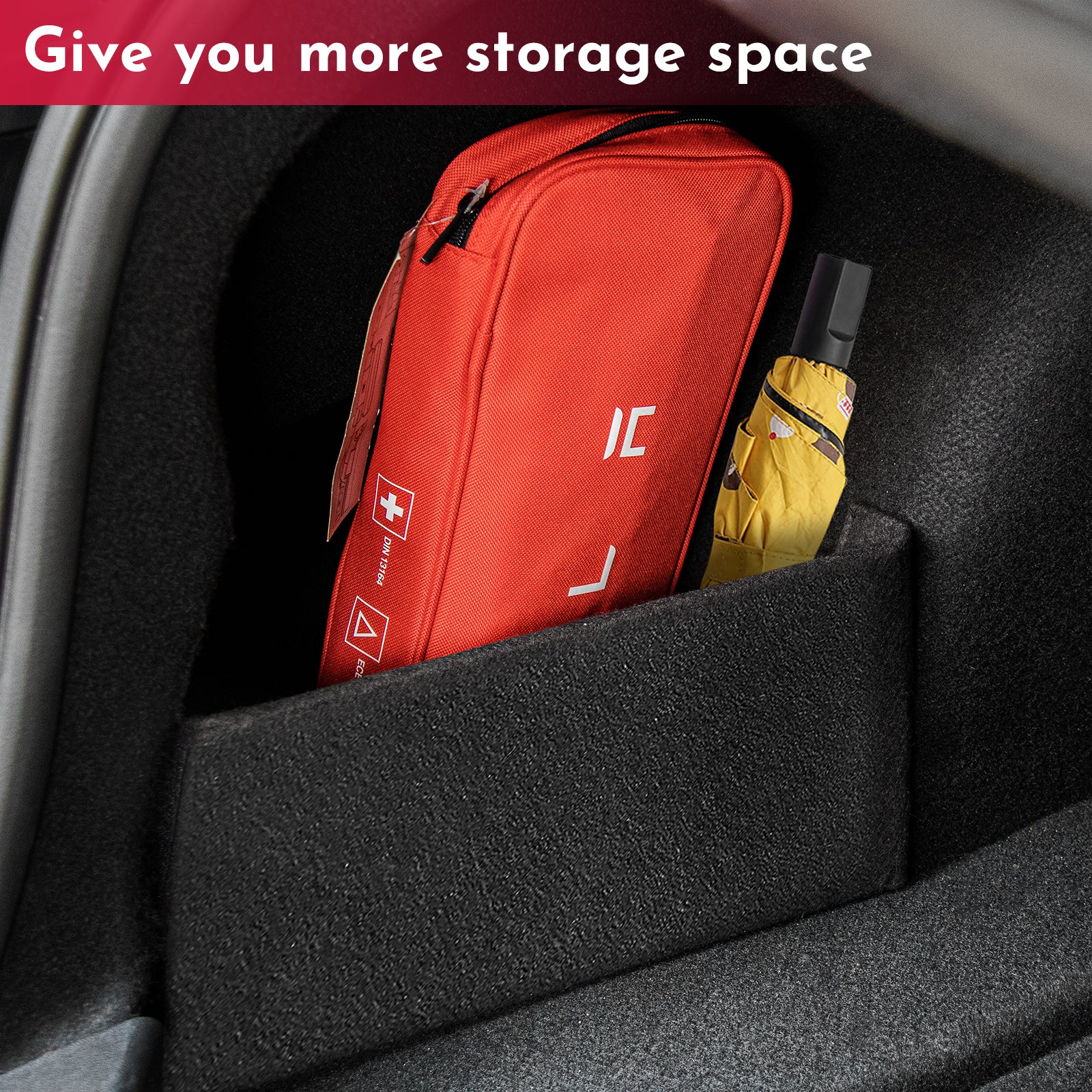 BASENOR Rear Trunk Organizer for 2016-2023 Tesla Model 3