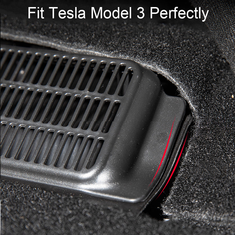 BASENOR Backseat Air Vent Cover (Set of 2) for Tesla Model 3
