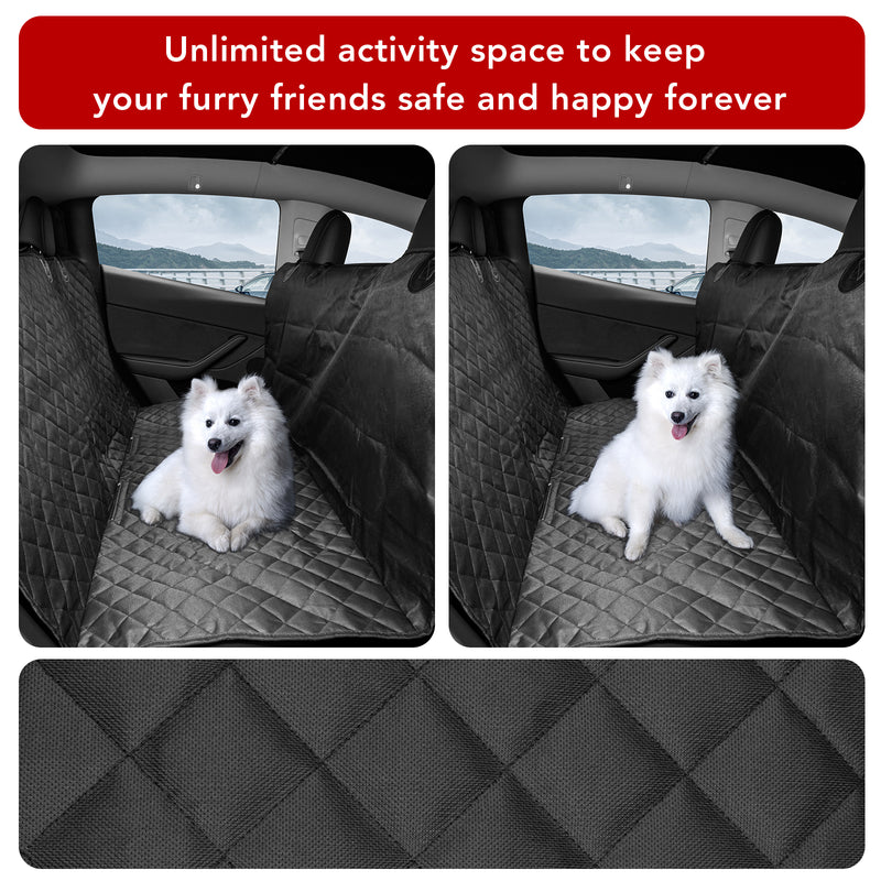 BASENOR Rear Seat Pet Cover for Tesla Model 3 Model Y