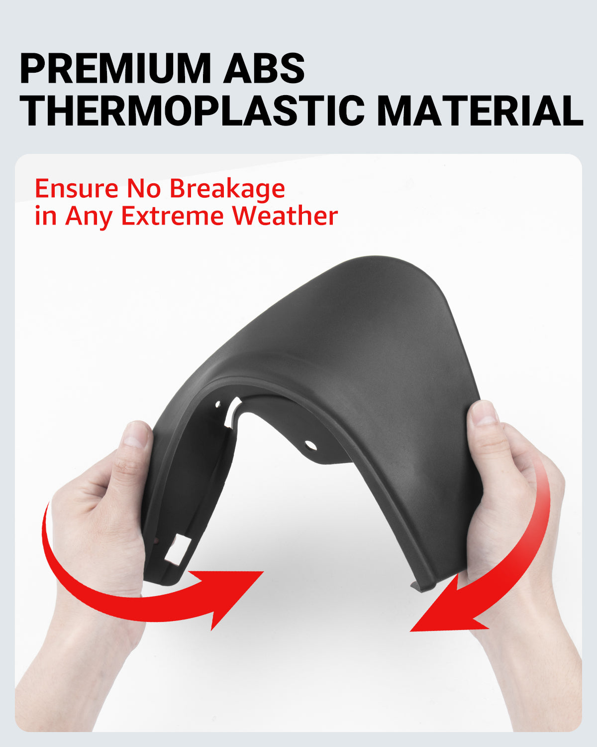 BASENOR 2023 2022 Tesla Model S/Model S Plaid Mud Flaps Splash Guards No Drilling Required Mudguards Vehicle Protector Mudflaps Exterior Accessories (Set of 4)