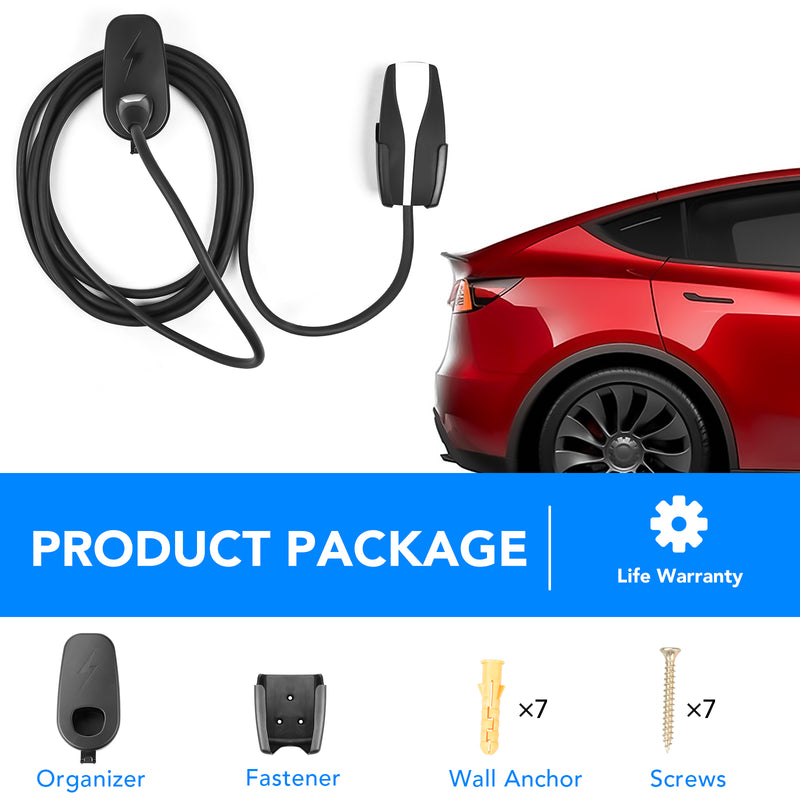 BASENOR Charging Cable Holder Organizer for Tesla Model S/3/X/Y