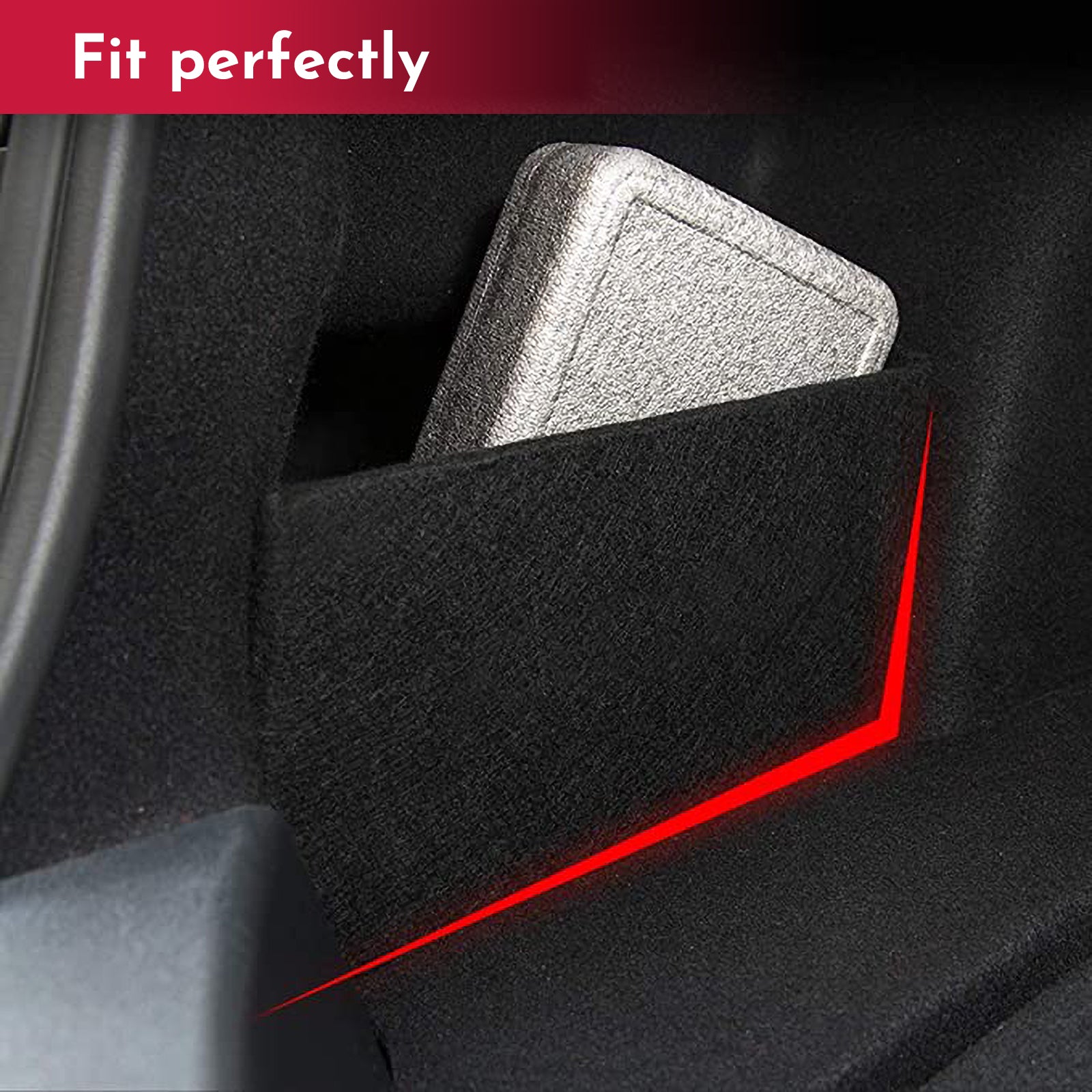 BASENOR Rear Trunk Organizer for 2016-2023 Tesla Model 3