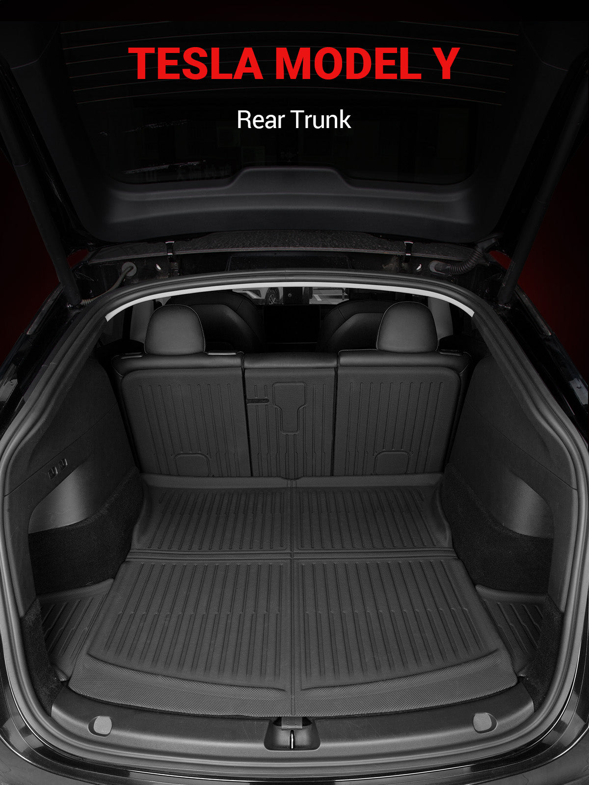 BASENOR 9PCS Tesla Model Y Floor Mats 3D Full Set Interior Liners All-Weather Anti-Slip Waterproof Trunk Mat Second Row Seats Back Cover Protector Mat Accessories - Image 3