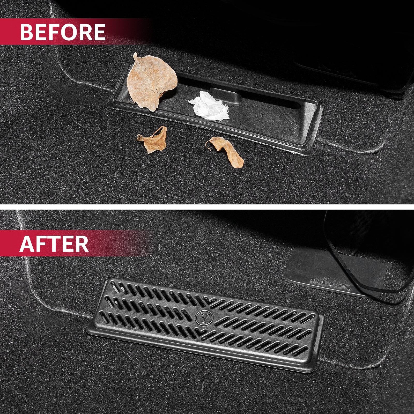 BASENOR Backseat Air Vent Cover for 2020-2023 Tesla Model Y - Image 2