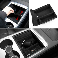 BASENOR Center Console Tray for Tesla Model Y Model 3