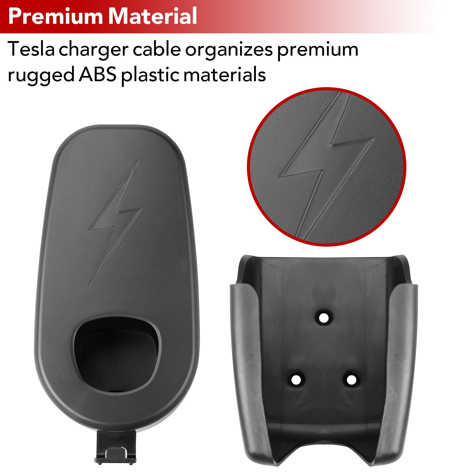 BASENOR Charging Cable Holder Organizer for Tesla Model S/3/X/Y - Image 3