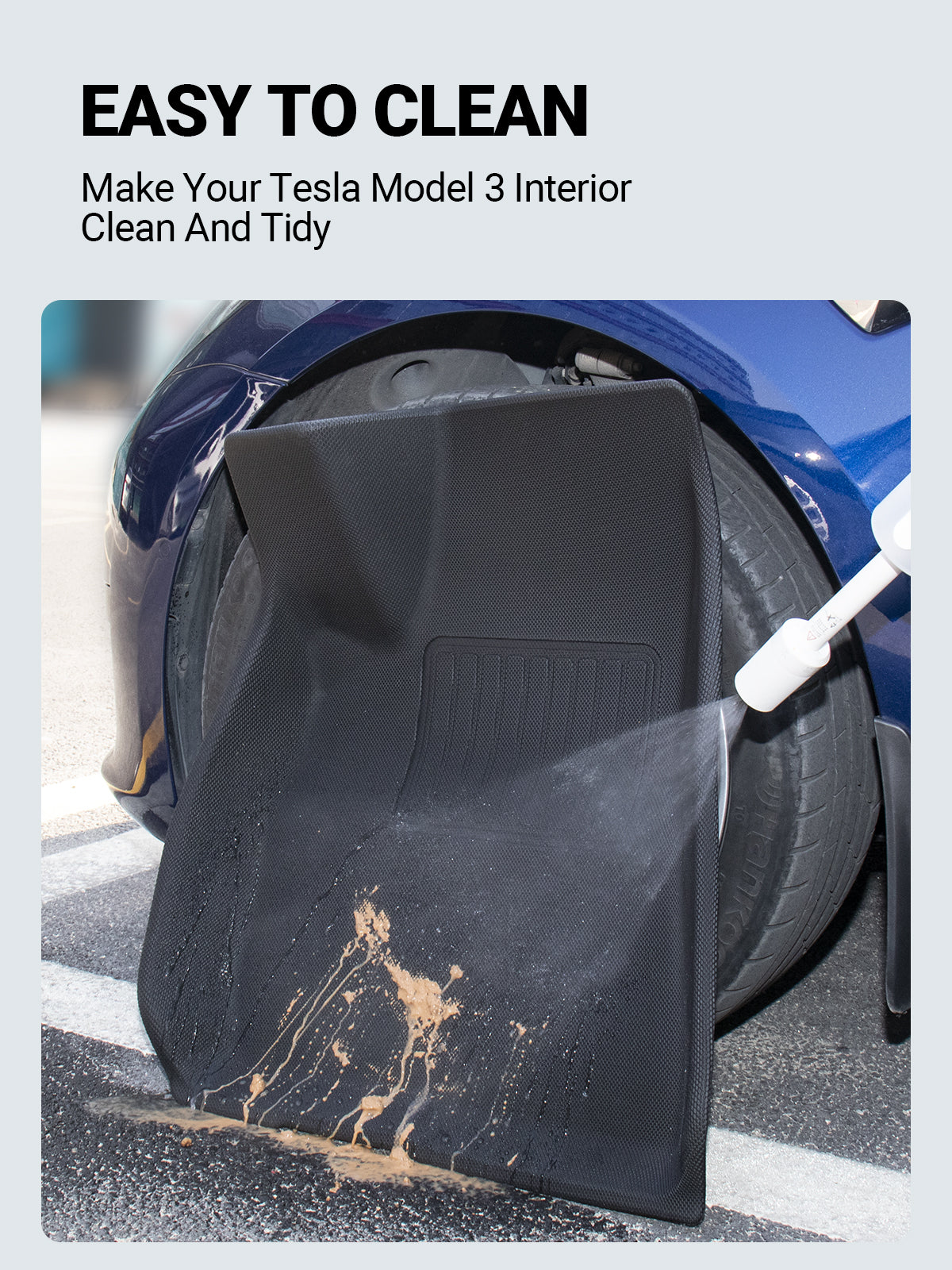 BASENOR Full Set Mats for 2021-2023 Tesla Model 3 - Image 6