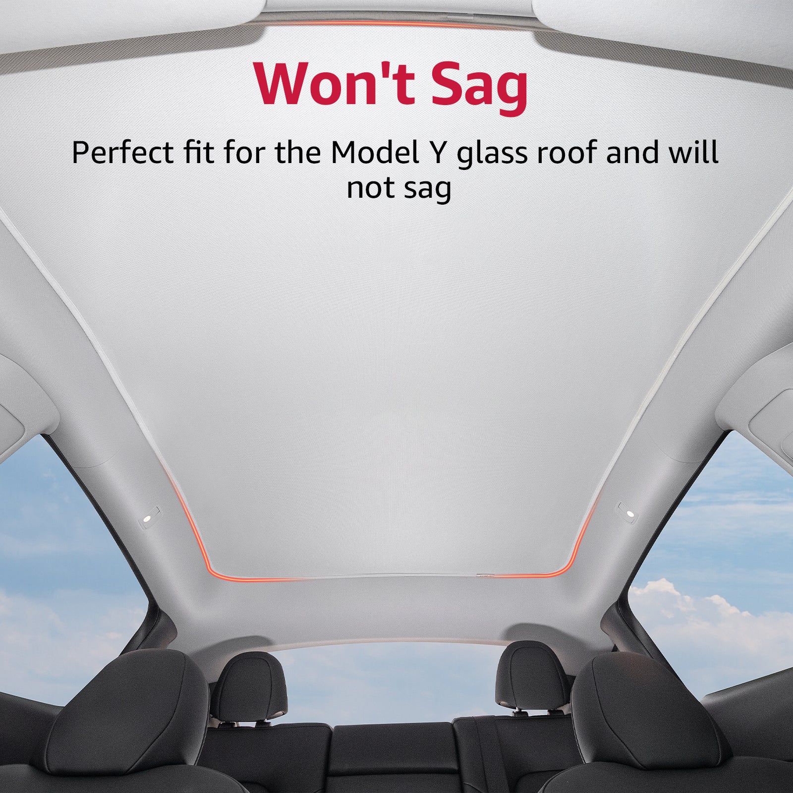 BASENOR Glass Roof Sunshade (Set of 2) for 2020-2023 Tesla Model Y - Image 13