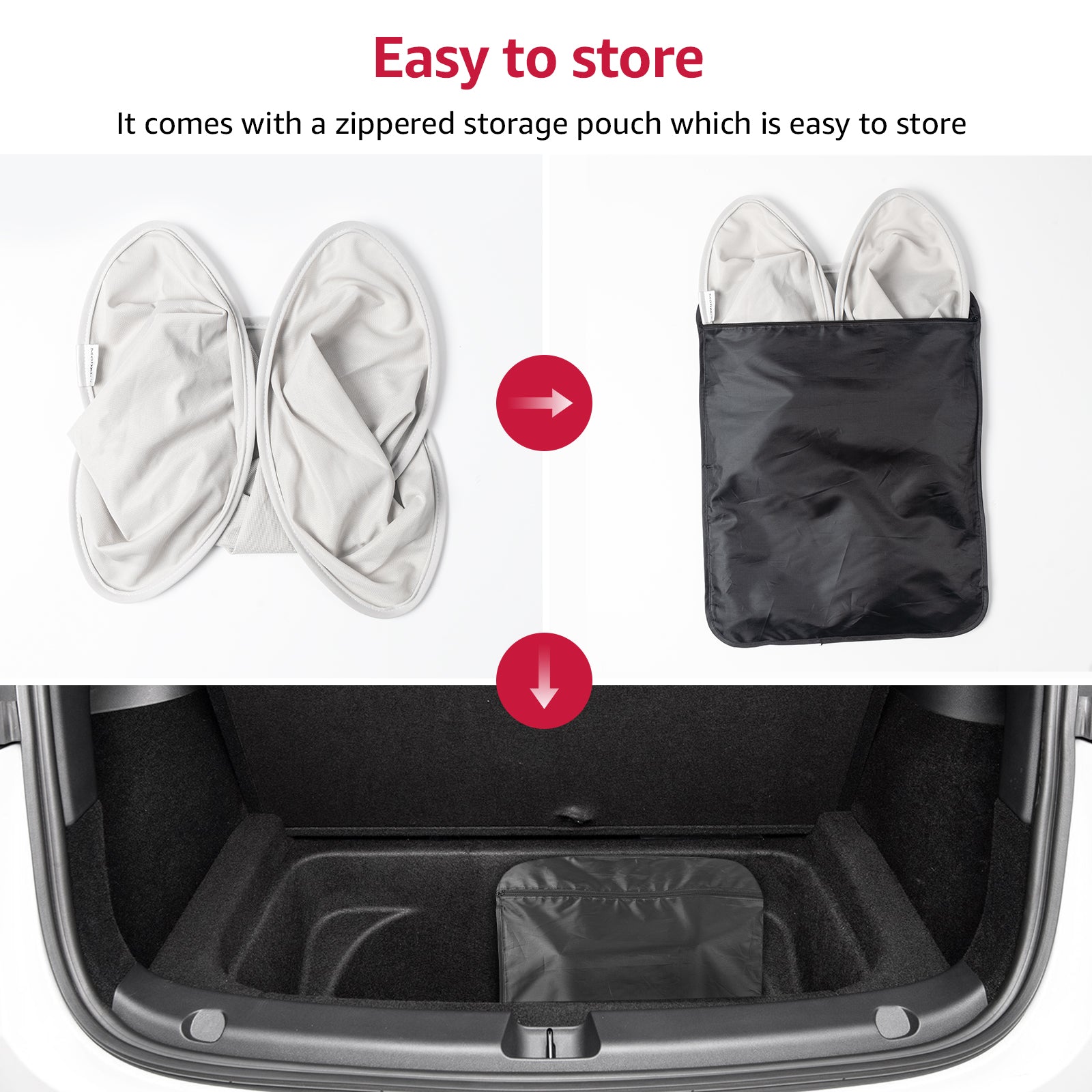 BASENOR Glass Roof Sunshade (Set of 2) for 2020-2023 Tesla Model Y - Image 17