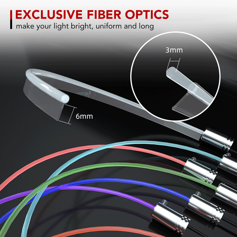 BASENOR Neon Light Tubes RGB Interior LED Strip Lights for 2022-2023 2021 Tesla Model Y Model 3 - Image 4