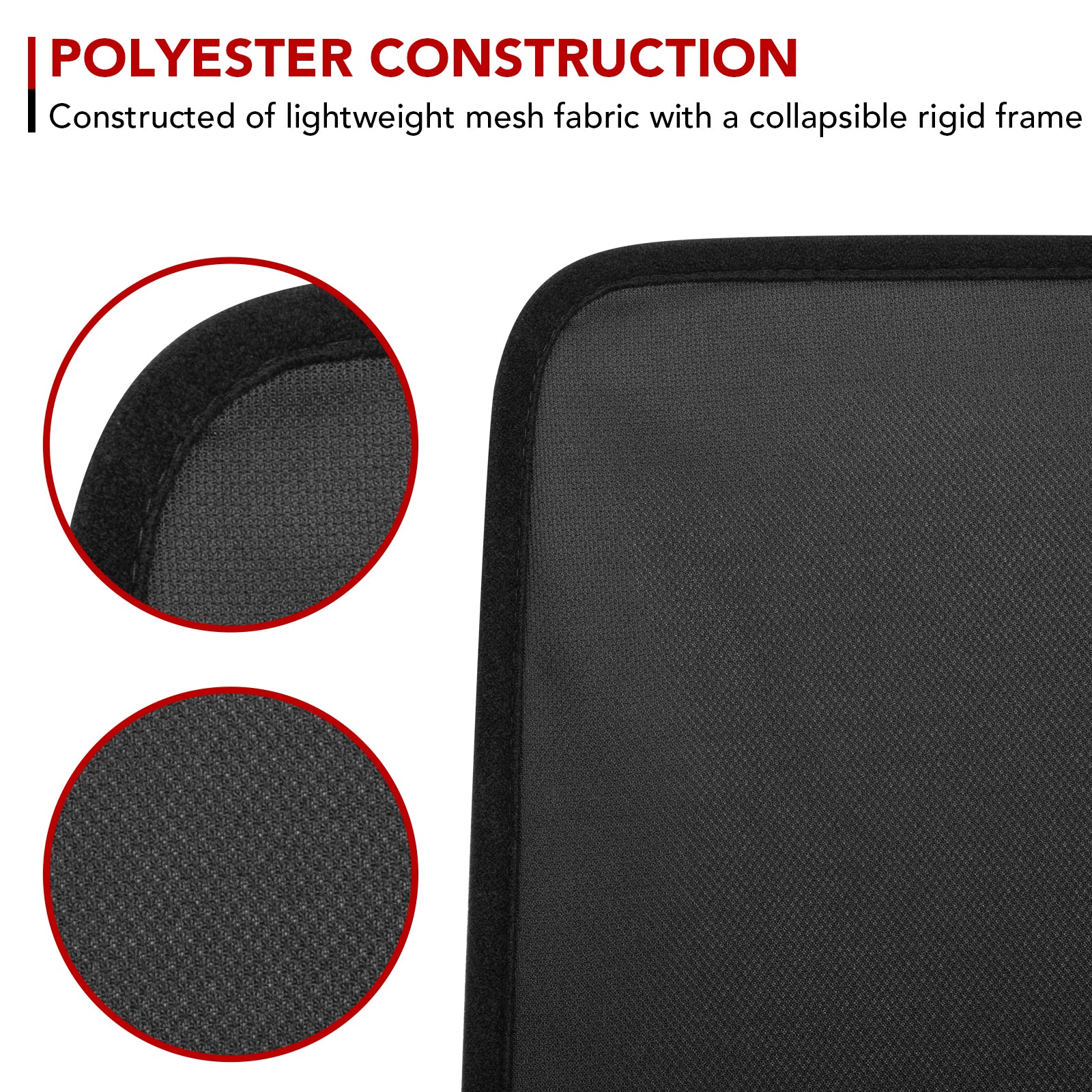 BASENOR Plaid Glass Roof Sunshade ( 2pcs) for 2023 2022 2021 Tesla Model S - Image 6