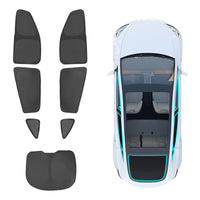 BASENOR Side Windows Rear Windshield Sunshades(Set of 7)for Tesla Model Y