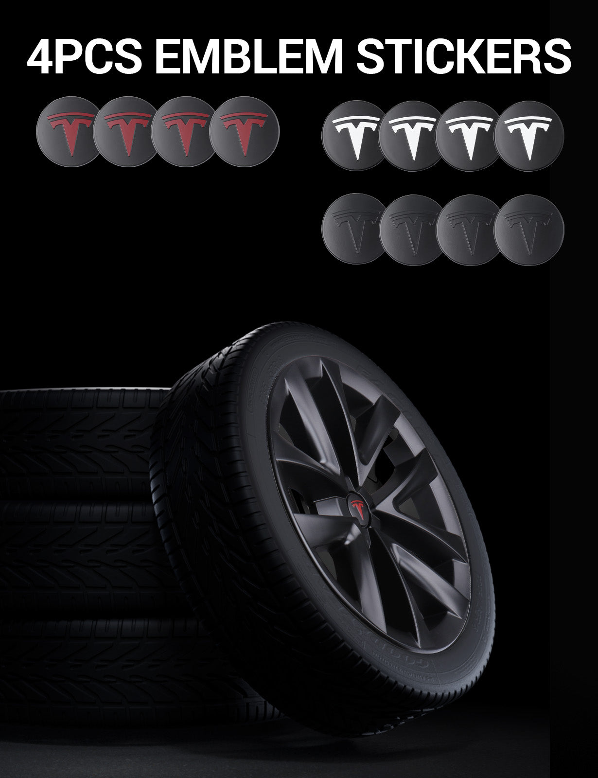 BASENOR Tesla Model 3 Wheel Cover 18 Inch Hubcap Wheel Hub Caps OEM Rim Protectors Cover Replacement Exterior Accessories Performance Upgrade (Set of 4) for 2017-2023 - Image 11