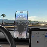 Tesla Model 3/Y Phone Mount - 360 Adjustable Dashboard Holder, Strong Adhesion (Not for 2024 Model 3) | BASENOR