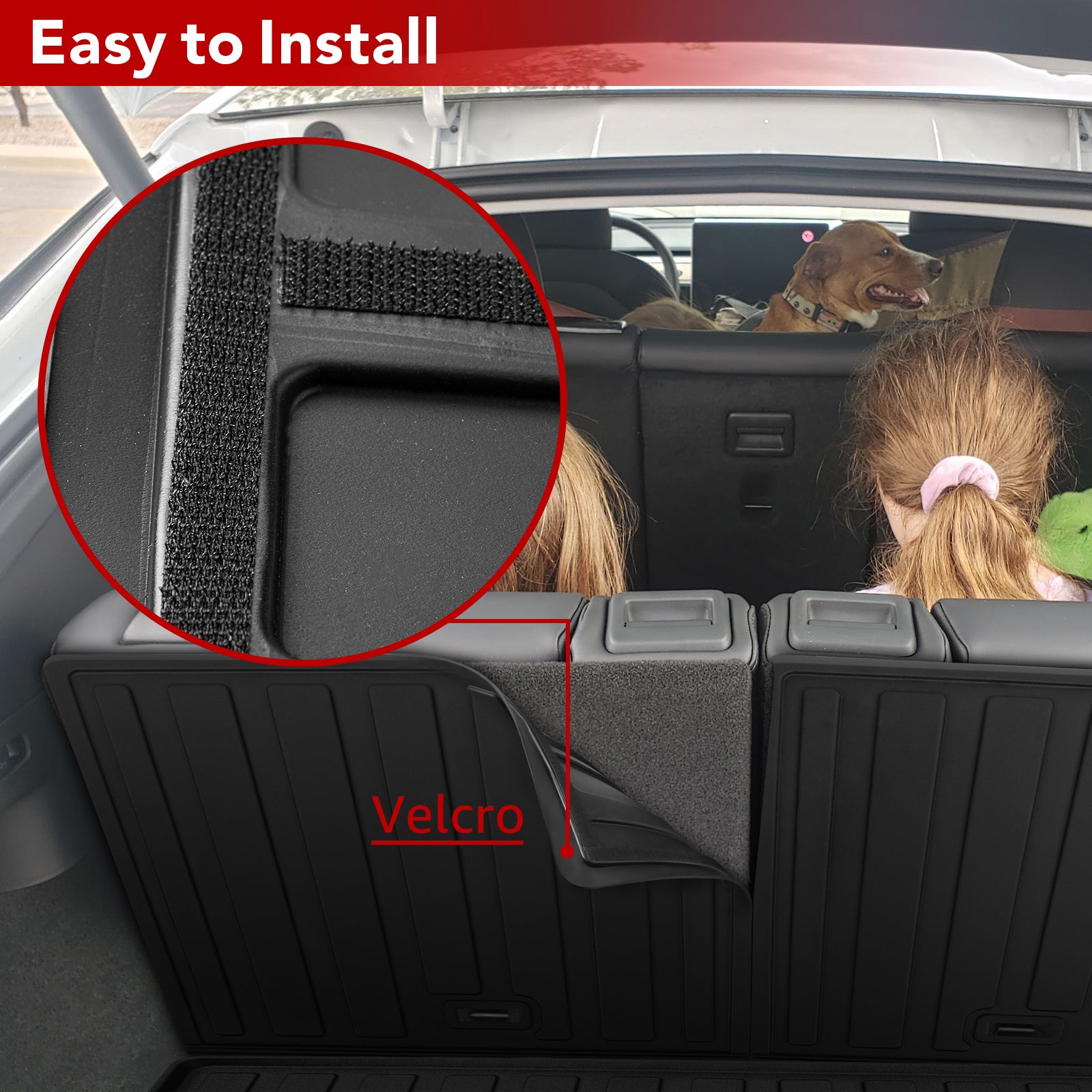 BASENOR TPE Rear Trunk Mat for 7 Seat for 2020-2023 Tesla Model Y - Image 3