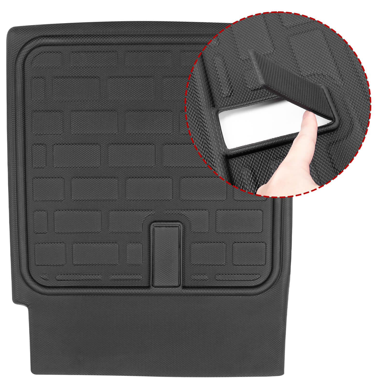 Floor Mats 3D Full Set (for 7 Seater) for Tesla Model Y - Image 9