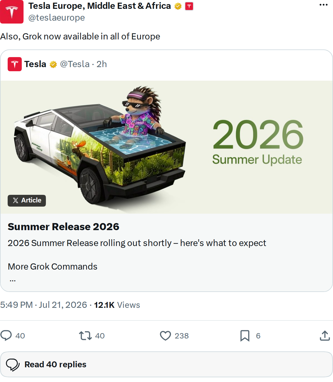 Grok Rolls Out Across All of Europe: xAI Expands Continent-Wide
