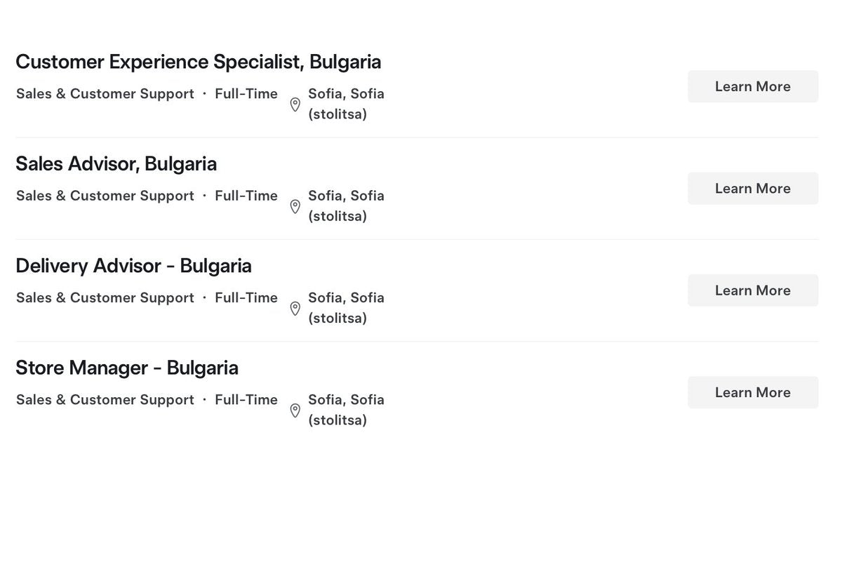 Tesla Prepares for Bulgaria Launch With New Job Listings