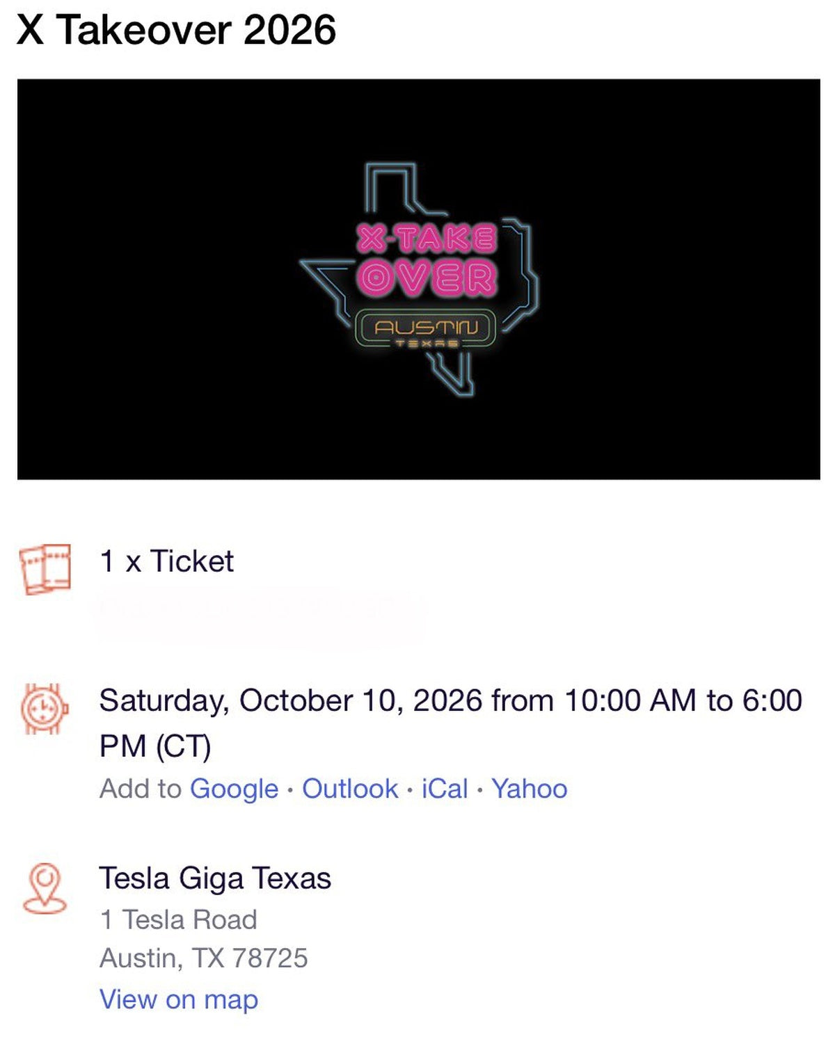 X Takeover 2026 Heads to Giga Texas This October