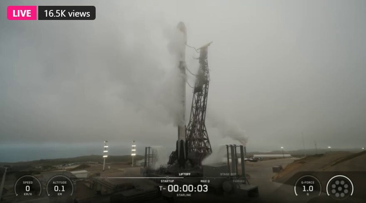 SpaceX Launches 24 Starlink Satellites from Vandenberg