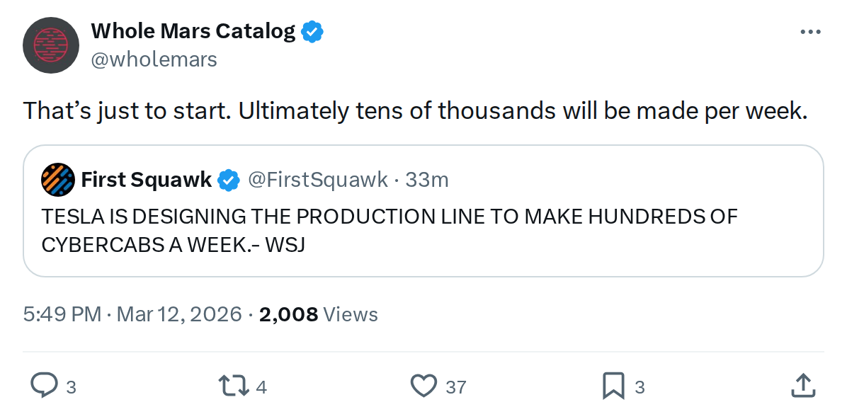 Tesla's 'Tens of Thousands Per Week' Production Target Explained