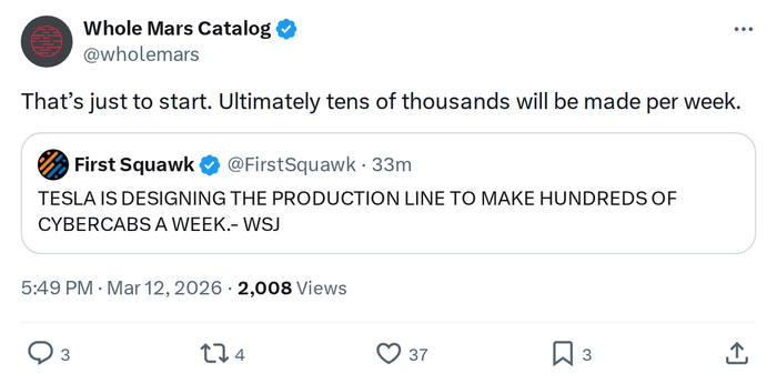 Tesla's 'Tens of Thousands Per Week' Production Target Explained