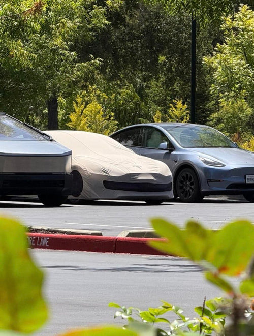 Mystery Tesla Spotted Under Cover at Palo Alto HQ