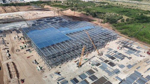 Optimus Factory at Giga Texas: South Beam Reveals Final Building Length
