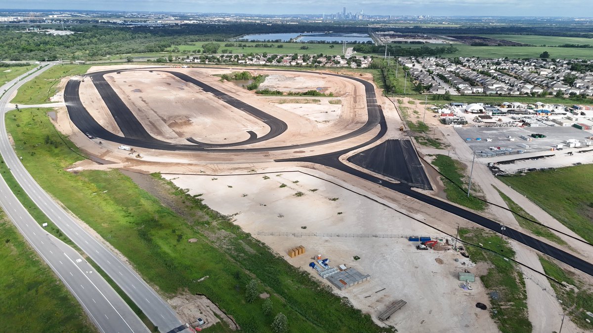 Giga Texas Test Track Takes Shape: Asphalt Down, Nearly Race-Ready