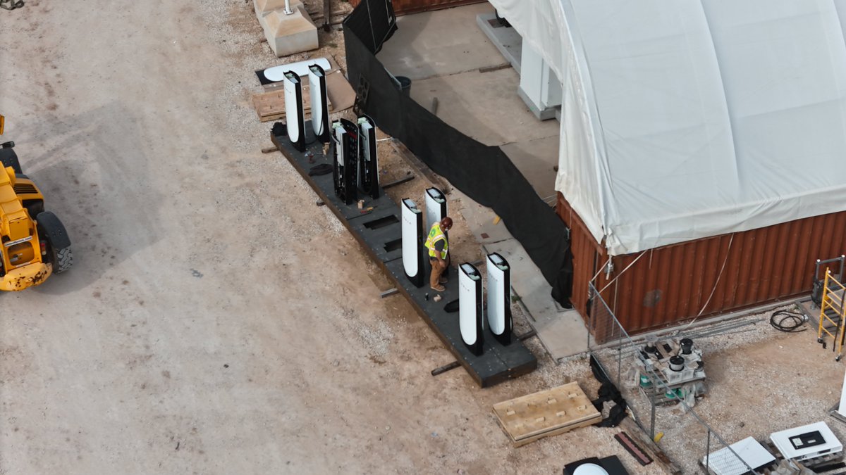Giga Texas Is Building Tesla's Folding Superchargers at Scale