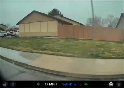 Tesla FSD v14 Spots a Nearly Invisible Truck — 360° Vision in Action