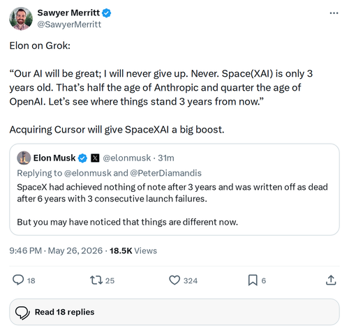 xAI Acquires Cursor for $60B as Musk Vows to Win the AGI Race